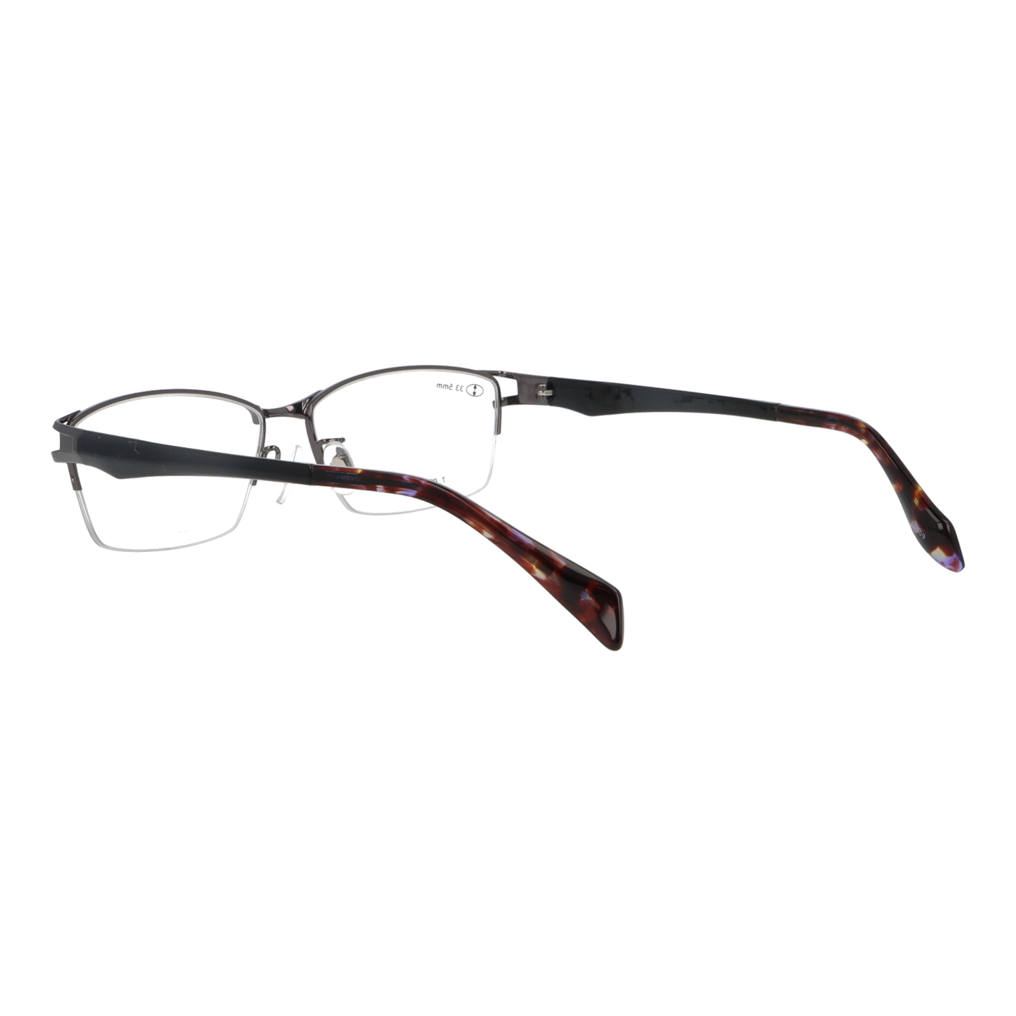 左斜め後ろから見たアイウェア8609のカラーGR