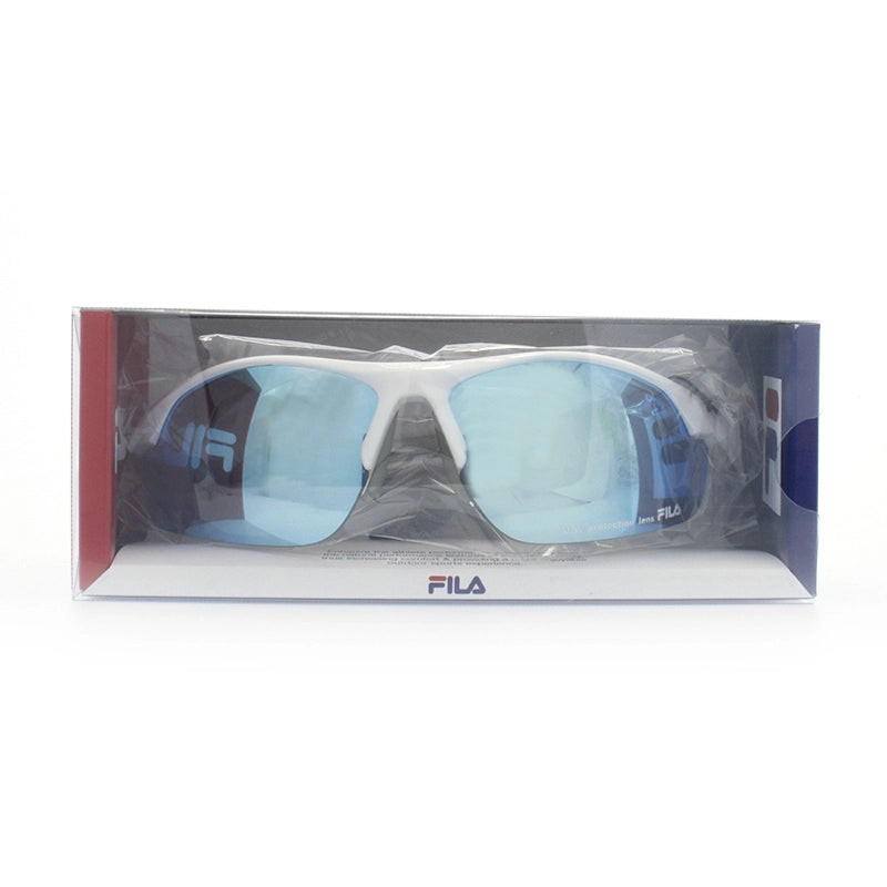 箱に封入されたアイウェア【FILA】 sf4004jのカラーShinyWH
