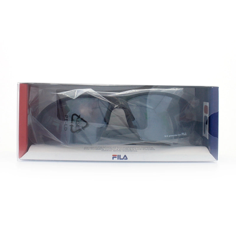 箱に封入されたアイウェア【FILA】 sf4023jのカラーMattBK