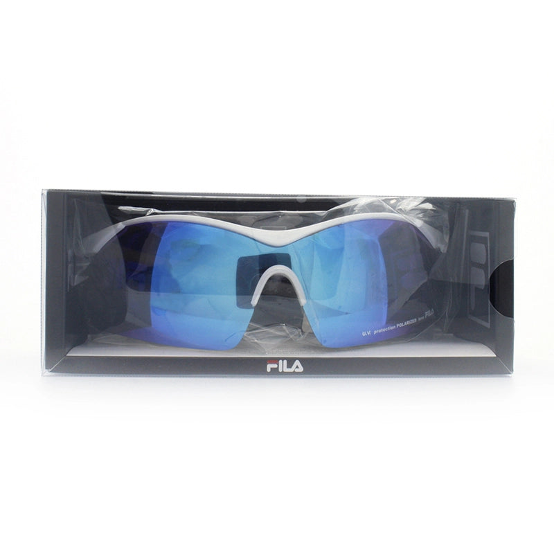 箱に封入されたアイウェア【FILA】【偏光サングラス】 sf4108jのカラーShinyWH