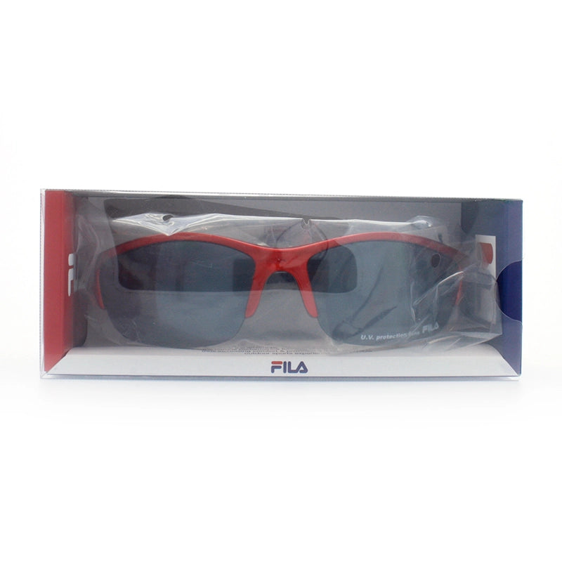 箱に封入されたアイウェア【FILA】 sf8826jのカラーMetalRD