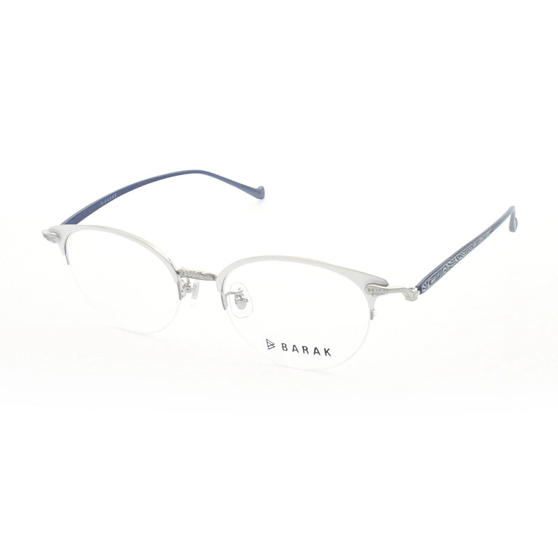 左斜め前から見たアイウェア【BARAK】BR5006のカラーMWH