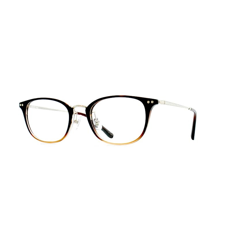 左斜め前から見たアイウェア【CLASICO】CLA-345のカラーBrown_Half