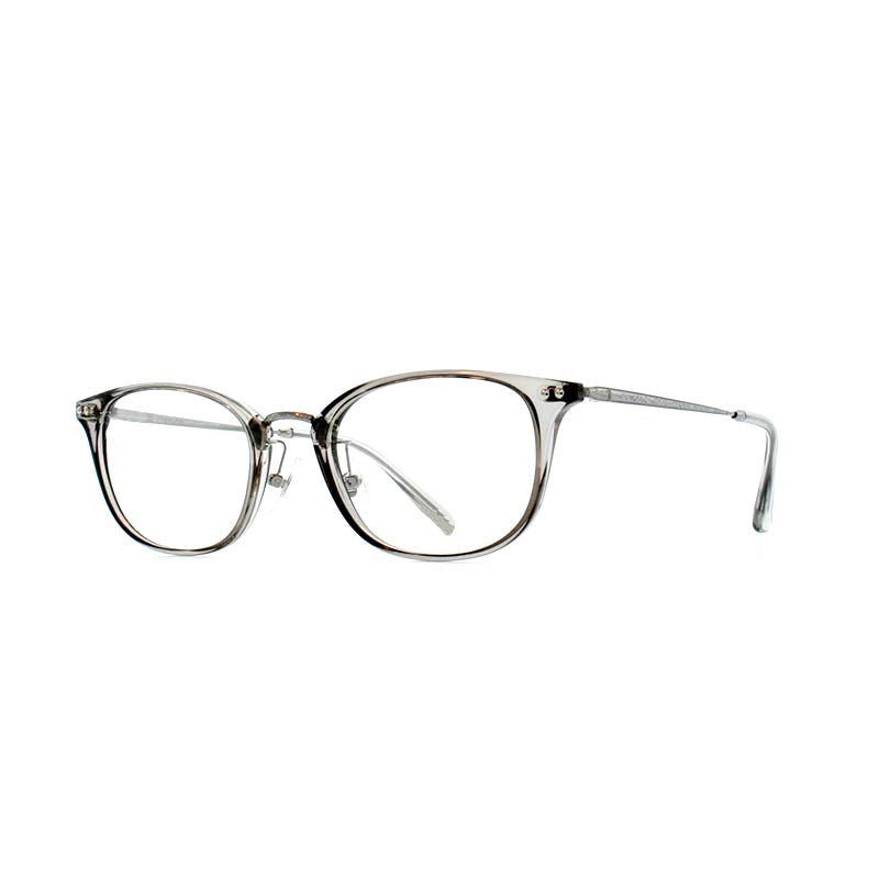 左斜め前から見たアイウェア【CLASICO】CLA-345のカラーClear_Gray