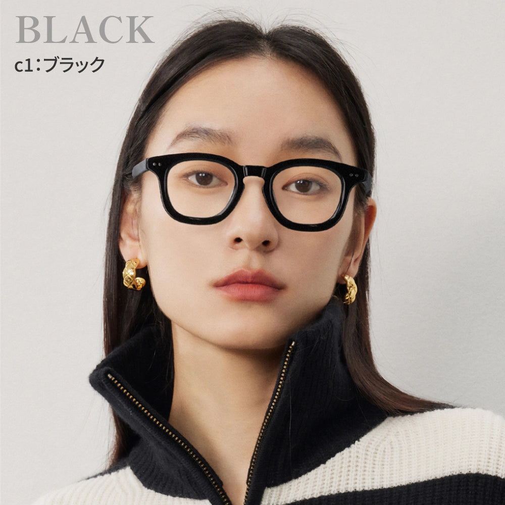 【試着OK】私を高める太縁メガネ「エンハンス」シリーズ-LVR-0001