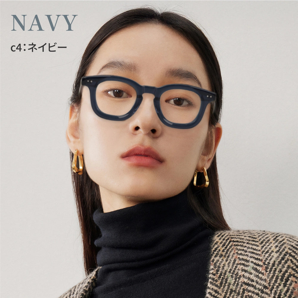 【試着OK】私を高める太縁メガネ「エンハンス」シリーズ-LVR-0001