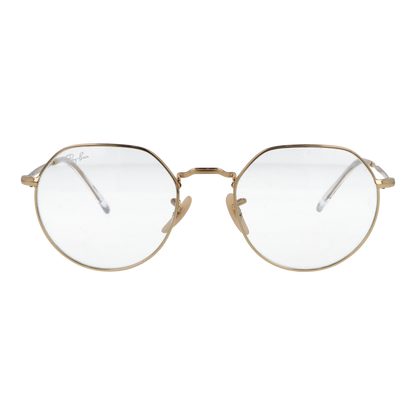 正面から見たアイウェア【Ray-Ban】 RB3565 JACK TRANSITIONSのカラーゴールド