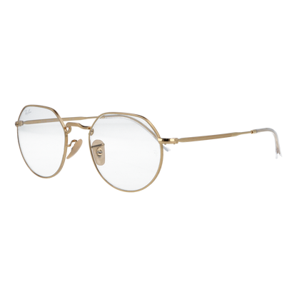 左斜め前から見たアイウェア【Ray-Ban】 RB3565 JACK TRANSITIONSのカラーゴールド