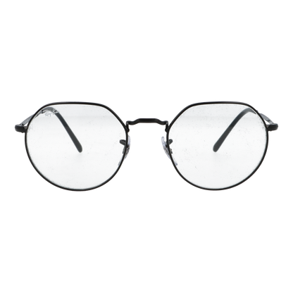 正面から見たアイウェア【Ray-Ban】 RB3565 JACK TRANSITIONSのカラーブラック