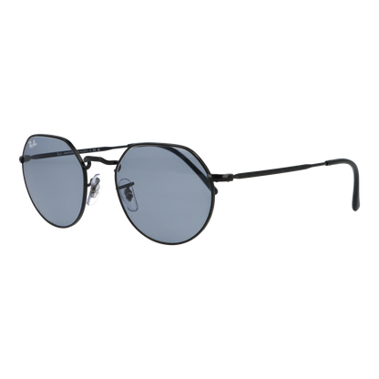 左斜め前から見た調光時のアイウェア【Ray-Ban】 RB3565 JACK TRANSITIONSのカラーブラック