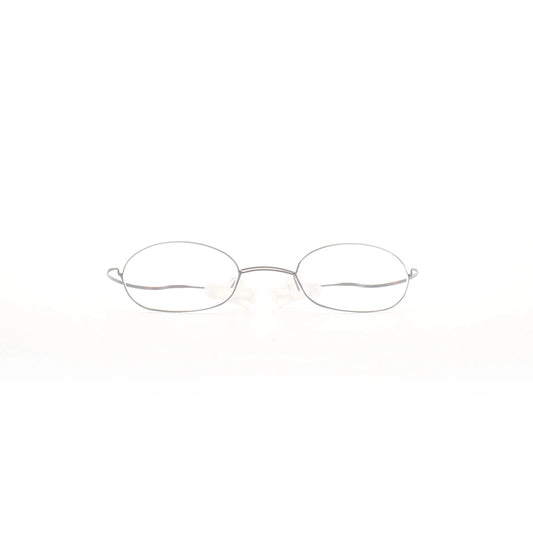 正面から見たアイウェア【日本製/鯖江】【SOEL】Sabae Reading Glassesのカラーシルバー